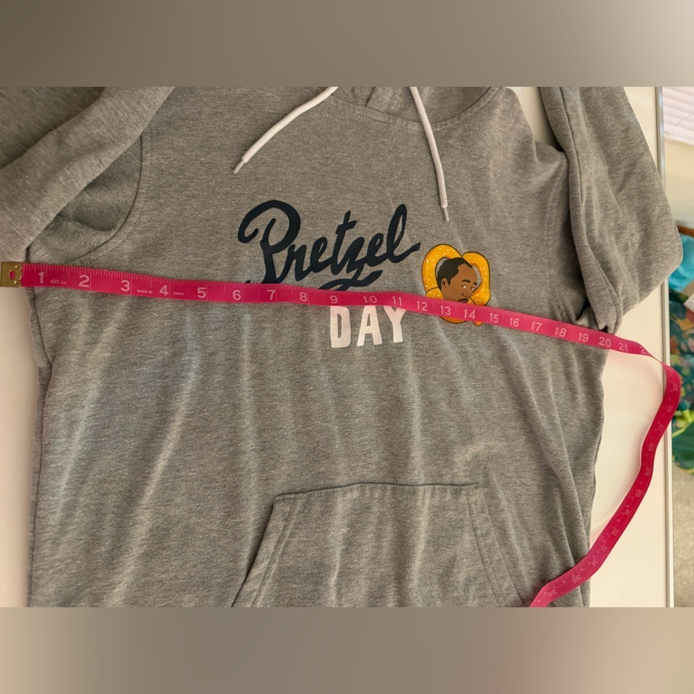 Gray Pretzel Day Hoodie - Picture 4 of 7